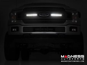Ford F-150 Dual LED Grille Kit - Chrome Series - 10"